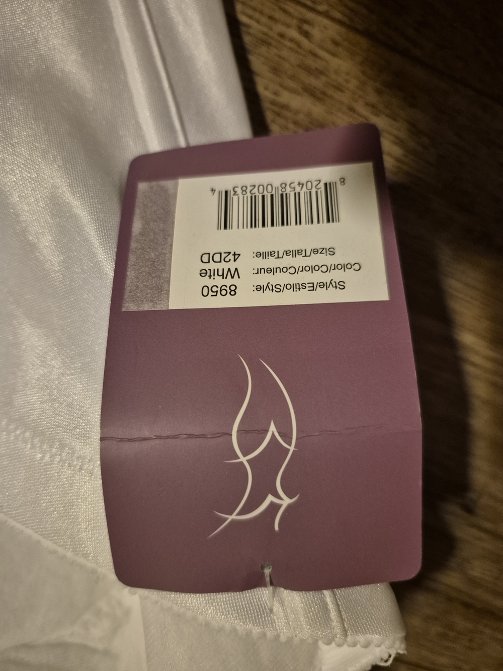 Dominique White Satin Longline Bustier Corset - Picture 4 of 4